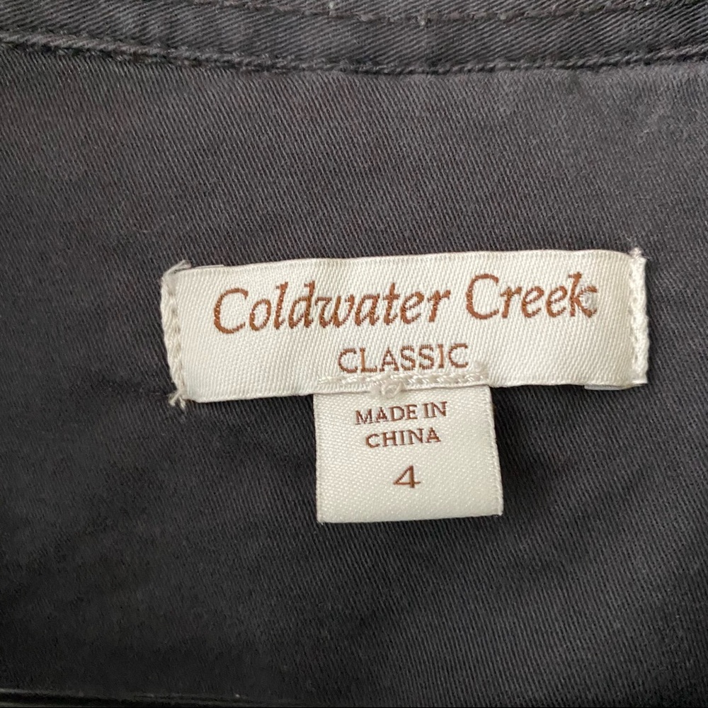 Coldwater Creek Womens Utility Ling Sleeve Jacket Size 4 - Picture 4 of 6